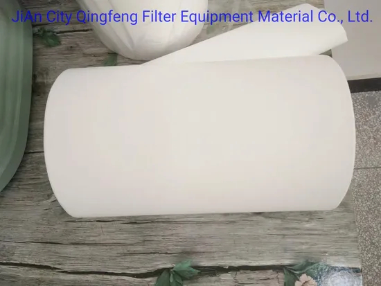 Pure PTFE Membrane / Roll Filter Media avec des médias filtrants HEPA