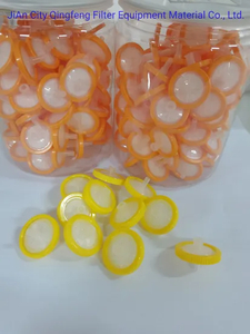 25 mm PTFE / PES / PVDF / NYLON / MCE / PTFE Filtre de seringue pour le filtre à seringue à injection jetable