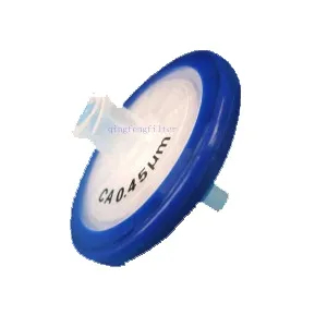 0,45um CA (acétate de cellulose) Filtre de seringue pour la recherche en laboratoire
