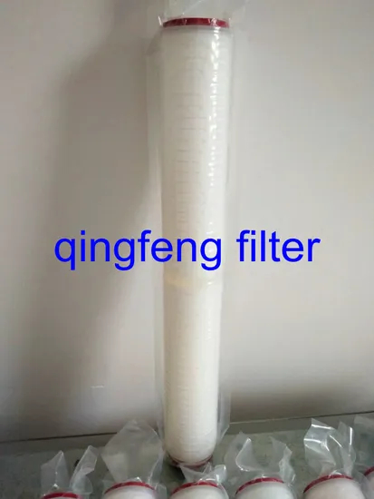 Fabricant de 30 pouces plissée de plissure de filtre à eau pour filtration de l'industrie