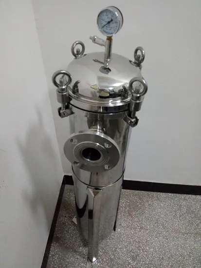 316 Sac en acier inoxydable et boîtier de filtre multibag pour l'industrie de l'alimentation et des boissons