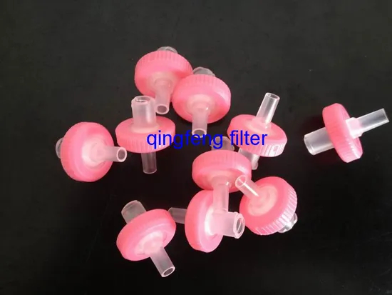 Filtre de seringue PTFE hydrophobe pour la filtration des fournitures de laboratoire