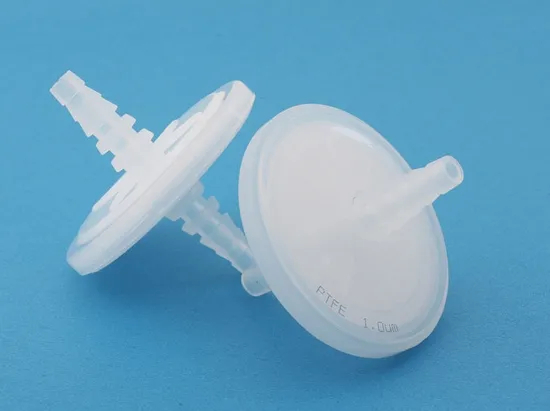 Filtre de seringue PTFE 0,45UM 25mm pour la ventilation / filtration de gaz