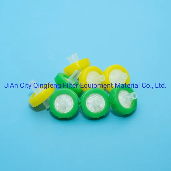 Jetable 33 mm 0,22 0,45 Micron Pes polysulfone pour la préparation bactéries Retirer le laboratoire Utiliser un filtre à seringue stérile