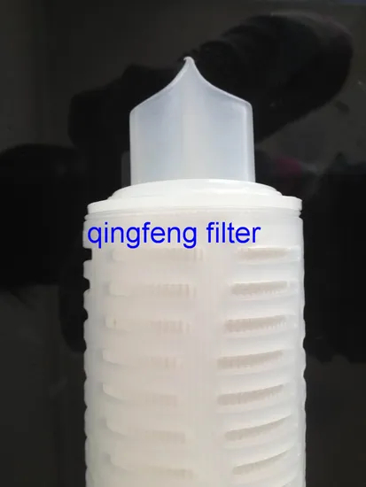 Cartouches de filtre PVDF hydrophobes OEM pour la filtration de clarification du gaz et du liquide