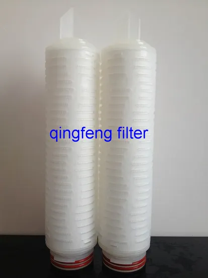 DOE, code 7 Type de 1,0 micron plissé de 10 pouces PP Filtre à eau pour HPLC