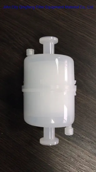 Grade médical 0,22-0,45 micron PP / PES / PTFE Capsule Filtre pour injection normale de solution saline (NS)