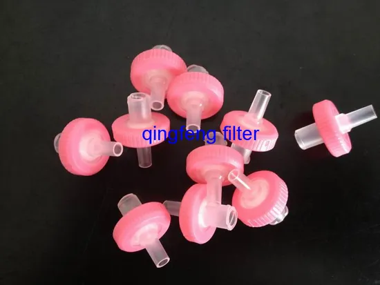0,2UM 0,45UM Color Ring PTFE / PVDF / Nylon Sylon Filtre pour la filtration de laboratoire