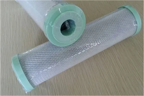 Cartouches de filtre en carbone activés 20 ′ ′ 5.0 MIRON pour la filtration de décoloration du solvant organique