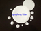 Membrane Blot PVDF avec filtre microporeux pour filtre liquide