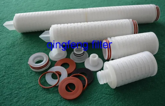 Cartouche de filtre PVDF 0,2UM 0,45 micron pour la filtration de liquide à forte viscosité