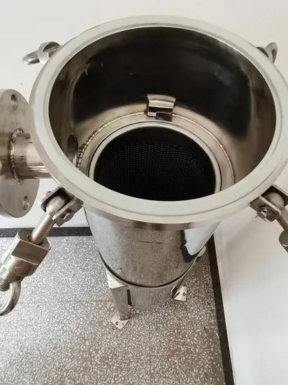 Boîtier de filtre à cartouche en acier inoxydable 314 et 316 pour traitement de l'eau
