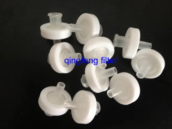 0,2UM / 0,45UM COLOR RING PTFE / PVDF / PES Filtre de seringue pour la filtration de laboratoire