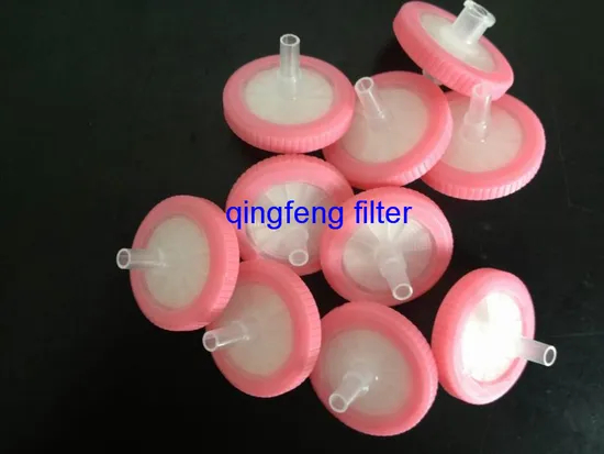 Filtre de seringue PTFE 13 mm / 25 mm / 33 mm pour l'alimentation médicale