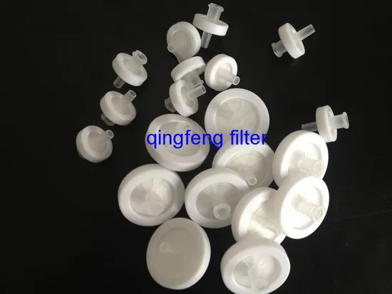 0,45UM 13 mm PTFE PVDF PES PES COULEUR FILTRE SYNGE pour le laboratoire
