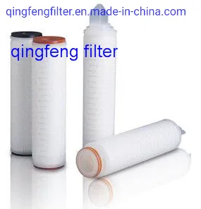 Pharmacie électrique chimique PES / PP / PVDF / PTFE MEMBRANE PLIFED FILTRIDE CARTOUCHE comme cartouche de filtre à eau industrielle