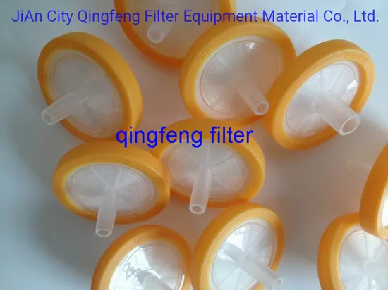 China fournisseur Lab PTFE / PES / PP / Nylon / Ca Filtre à membrane pour filtre à seringue HPLC