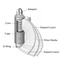 Core de filtre en polypropylène PP Cartouche plissée de filtre à débit élevé pour filtration d'eau