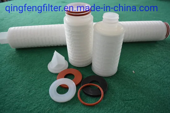 Polyethersulfone Membrane Pes Cartouche filtrante plissée pour un usage médical