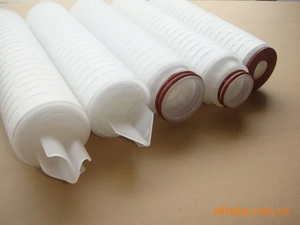 Cartouche de filtre plissée PTFE avec membrane de filtre pour filtres à air final