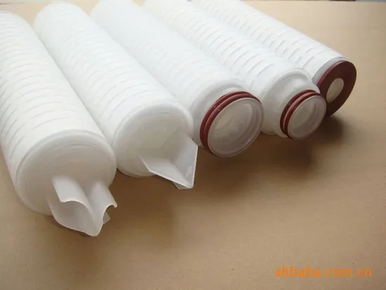 Cartouche de filtre plissée PTFE avec membrane de filtre pour filtres à air final