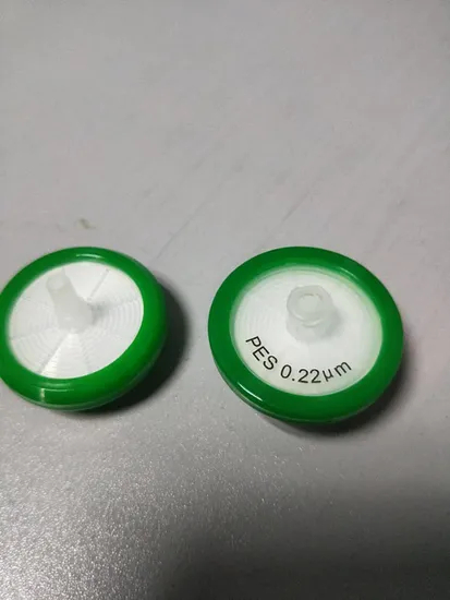 Filtre de seringue PES jetable 0,22UM 0,45UM pour le laboratoire et l'utilisation de l'hôpital
