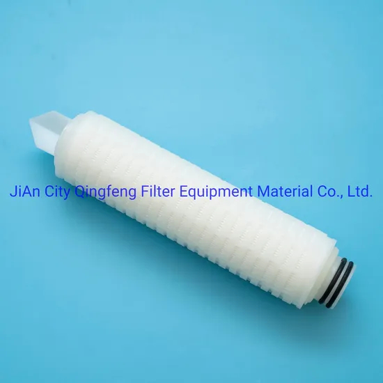 Cartouche filtrante plissée à membrane térile 0,1 micron pour filtration de vin de bière