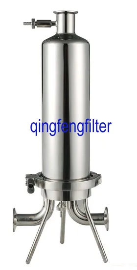 CE Certifié 304 et 316 Boîtier de filtre en acier inoxydable pour filtration liquide