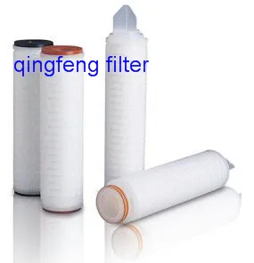 Cartouche de filtre PVDF hydrophobe 0,2 micron 10 pouces pour les produits chimiques