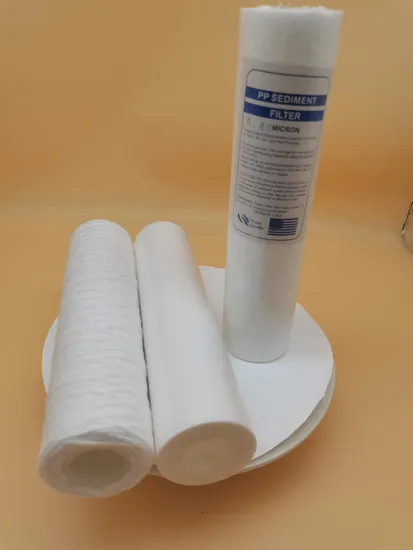 Cartouche filtrante soufflée de 5 micron PP à fusion pour sédiments pour filtre à eau