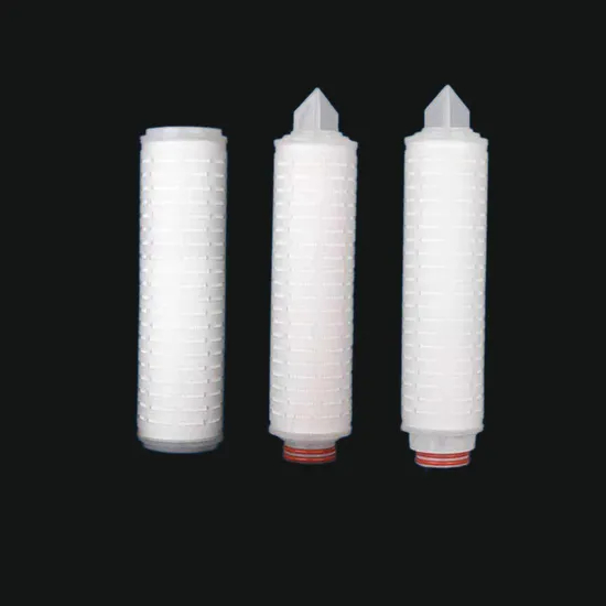 0,2UM 3,0 micron PP PP Cartridge Micropore Micropore Pliant Element pour le traitement de l'eau