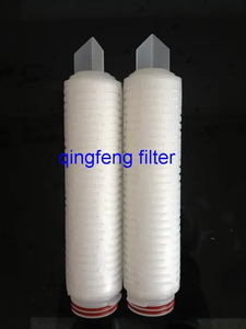0,1-100 Micron PP PP Cartouche de filtre plissé pour le boîtier de filtre en acier inoxydable